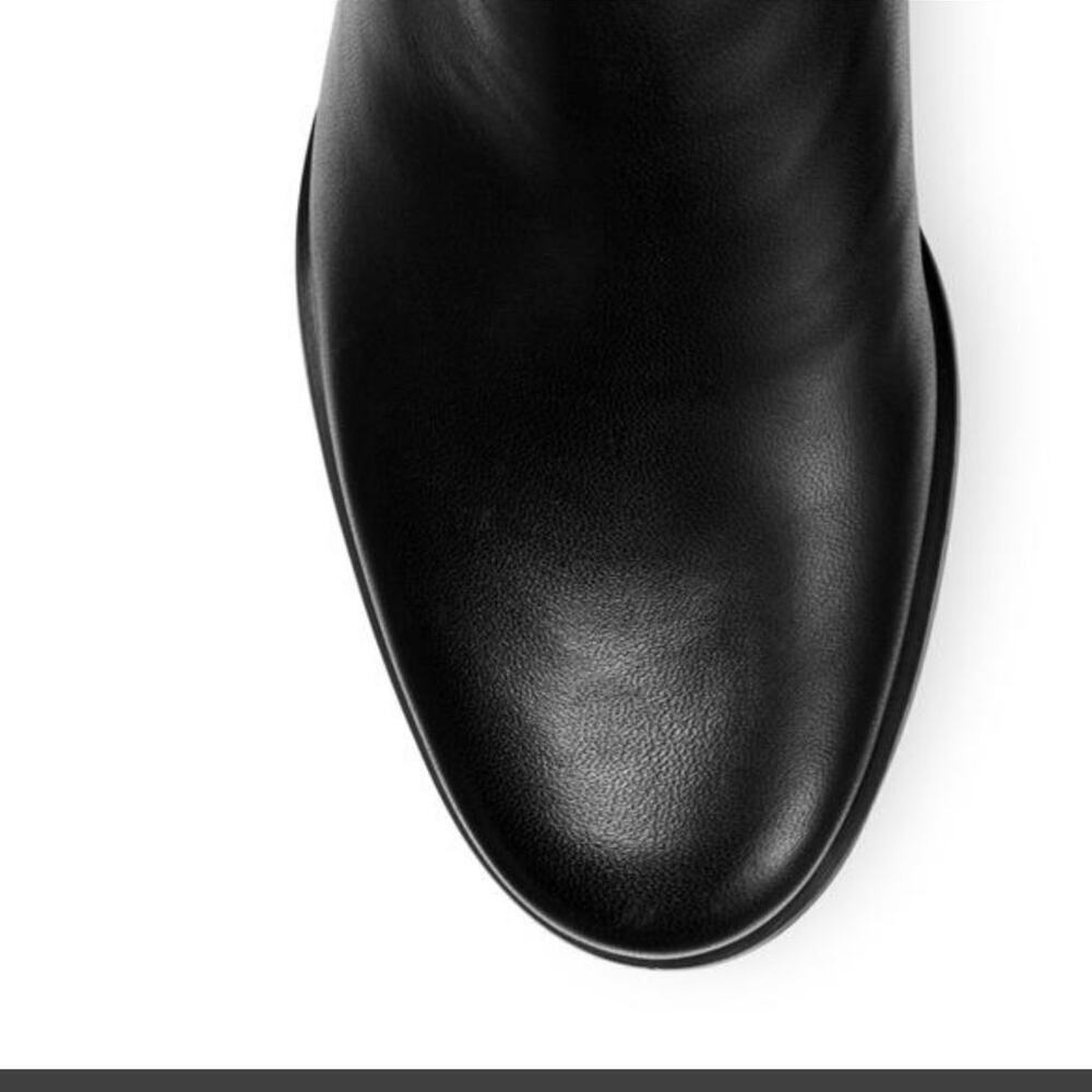 Stuart Weitzman City Block Boot Nappa Leather Over The Knee Boot In Black Size 7 - Picture 7 of 14